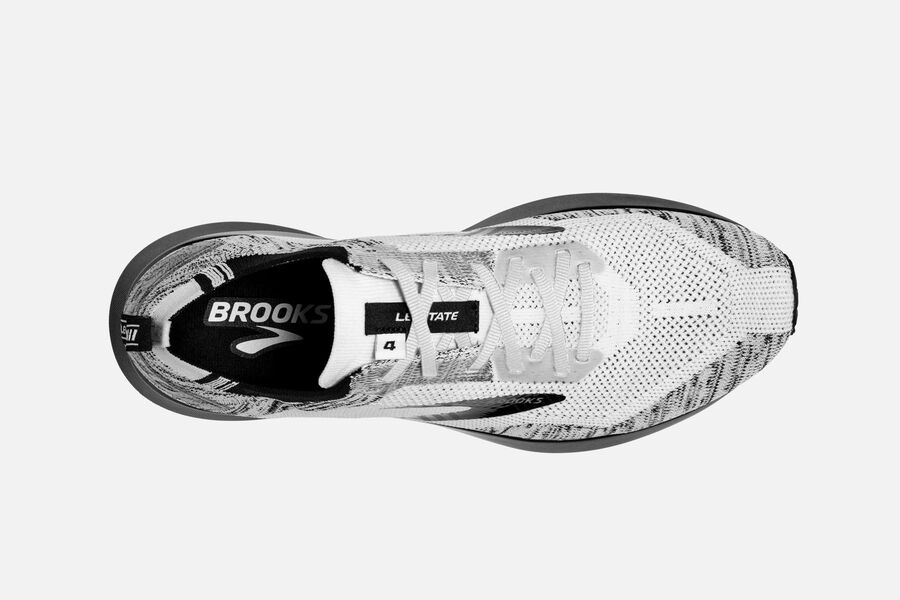 Brooks Levitate 4 Road Running Shoes Womens - White/Black - TXHES-2817